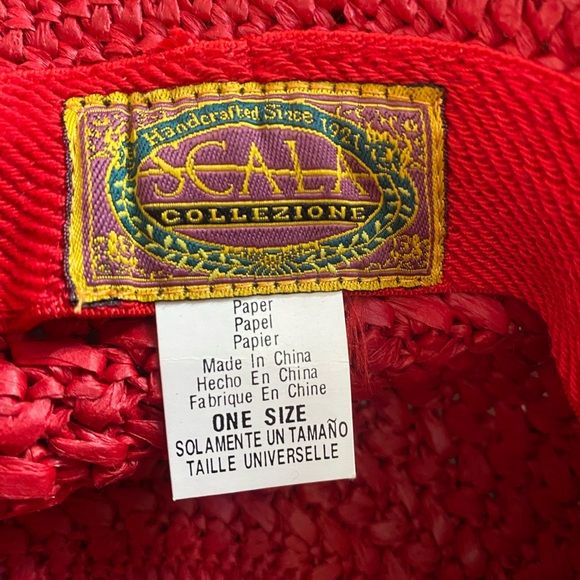 Scala Collection Raffia Straw Summer Sun Hat - Picture 10 of 10